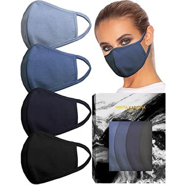 Imagem de Máscara facial de tecido Stretch Sculpt in Blues da KARIZMA 4 máscaras