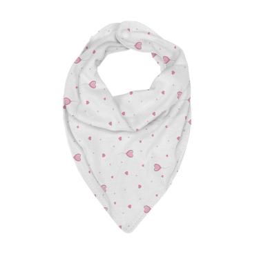 Imagem de Babador Bandana em Malha para Bebê 22 cm x 28 cm Bublim