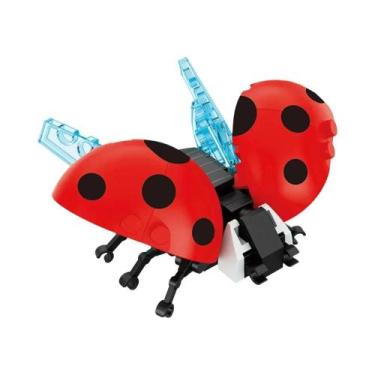 Imagem de Blocos De Montar DIY Para Crianças, Modelo De Inseto Animal, Conjunto 