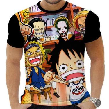 Imagem de Camiseta Camisa Personalizada Anime One Piece Pirata Navio Mar 02 - Za