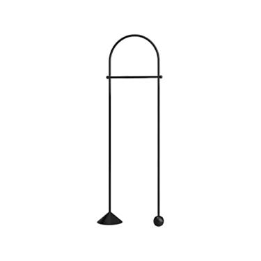 Imagem de Cabideiro para pendurar no corredor, chão, quarto, cabideiro, simples, sala de estar, cabideiro, leve, luxuoso, suporte para chapéu, (preto)