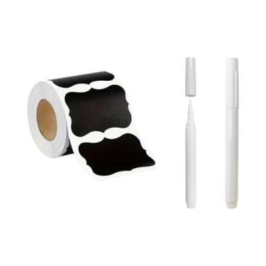 Imagem de Adesivos De Quadro Negro Removíveis À Prova d'Água 1 Rolo Para Garrafa