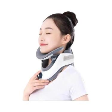 Imagem de Colar Ajustável Com Saco De Ar Para Estiramento Do Pescoço, Dispositiv