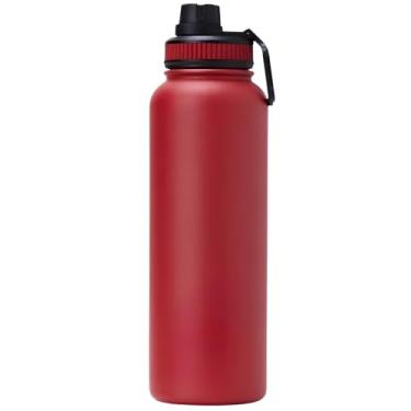 Imagem de Garrafa Térmica de Água Inox com Alça e Bico Academia (Vermelho)