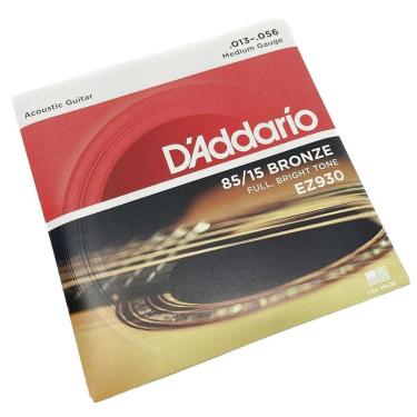 Imagem de Encordoamento 013 Aço Bronze Daddario 13-56 Violão Ez930