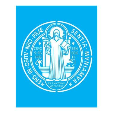 Imagem de Stencil Tamako Medalha De São Bento - 20X25Cm - Ref B177