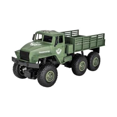 Imagem de Carro RC Off-Road Para Meninos 10Km/h 2.4G Brinquedo Militar Controlad