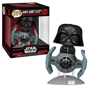 Imagem de Funko Pop Star Wars 742 Darth Vader w/ Tie Starfighter
