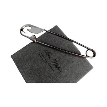 Imagem de Grande Alfinete De Segurança Ajustável De Metal Para Roupas, Jeans, Ve