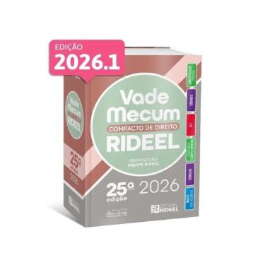 Imagem de Vade Mecum Compacto De Direito Rideel - 2026.1