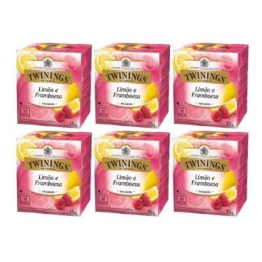 Imagem de 60 Sachês, Chá Twinings, Limão E Framboesa