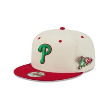 Imagem de BONE NEW ERA 9FIFTY SNAPBACK PHILADELPHIA PHILLIES MLB OFF WHITE-Masculino