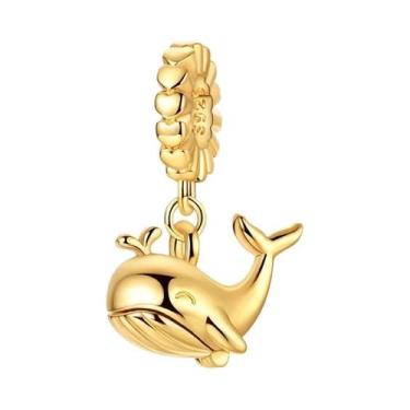 Imagem de Pingente De Prata Esterlina 925 Com Tema De Céu Estrelado, Baleia, Med