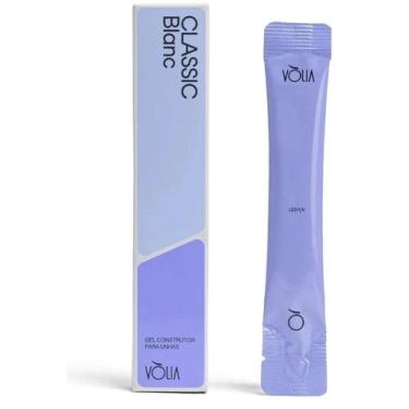 Imagem de Sachê Gel Classic Vólia Para Unhas Construtor Blanc 14g - Volia