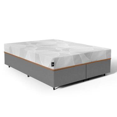 Imagem de Cama Box com Colchão de Espuma D33 Enrolado Sonno Full - Umaflex Queen