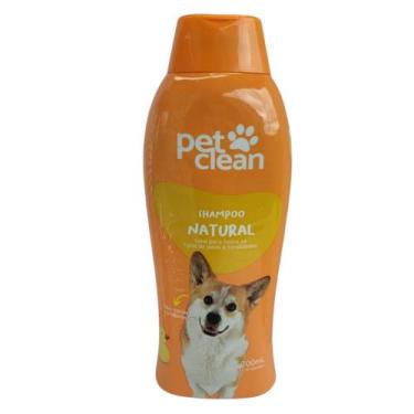 Imagem de Shampoo e Condicionador Pet Clean Banho e Tosa Cães Gatos, Natural