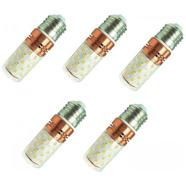 Imagem de Lâmpada LED Milho 10W E27 24-60V DC Branco Quente 60 LEDs para RV, Camper, Solar, Marina e Off Grid - Kit com 5 Unidades Econômicas,LLP-LED