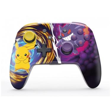 Imagem de Controle sem fio PowerA Enhanced Wireless para Nintendo Switch Pikachu vs. Gengar com botões avançados mapeáveis
