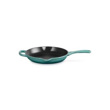 Imagem de FRIGIDEIRA SKILLET LE CREUSET SIGNATURE 23CM REDONDA COM ALCA EM FERRO FUNDIDO BLEU RIV...