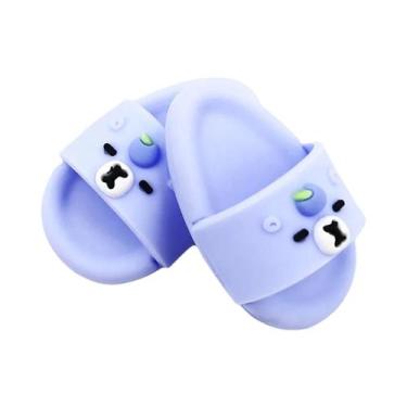 Imagem de Chinelo Miniatura Tubarão Fofo: Acessório Labubu Para Bonecas  Calçado