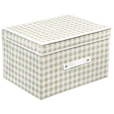 Imagem de Caixa Cesto Organizador Dobrável Multiuso Brinquedos Roupas - PGB, Cla