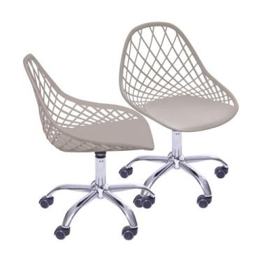 Imagem de Kit 2 Cadeiras Polipropileno Base em Madeira - OR Design