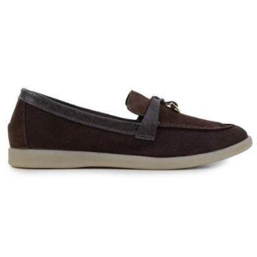 Imagem de Mocassim Feminino Suzana Santos Marrom Macchiato - 4752-Feminino