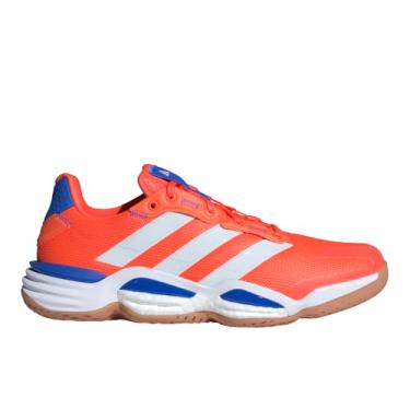 Imagem de adidas Tênis masculino Stabil 16 para uso interno, Team Solar Orange/Zero Metallic/Bright Royal, 42