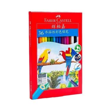 Imagem de Conjunto De Lápis De Cor Oleosos Faber Castell Com 48/60/72/100 Cores,