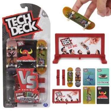Imagem de Skate De Dedo Tech Deck Versus Fingerboard Original Com Obstáculos E A