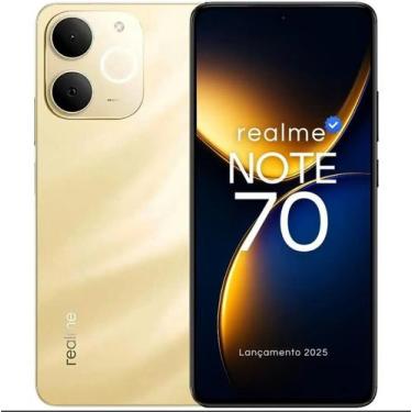 Imagem de Smartphone Realme Note 70 Lançamento 2025 16GB ramboost 256gb interno 