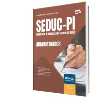 Imagem de Apostila SEDUC-PI - Administrador - Apostilas Opção