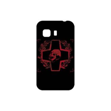 Imagem de Capa Adesivo Skin023 Verso Para Galaxy Young 2 Duos Sm-g130 - KawaSkin