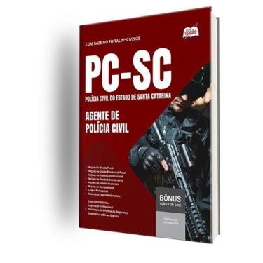 Imagem de Apostila PC-SC 2026 - Agente de Polícia Civil - Apostilas Opção