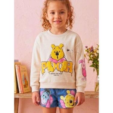 Imagem de Casaco Moletom Pooh Relevo Animê-Feminino