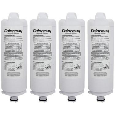 Imagem de Kit 4 Filtros Refil Colormaq Purificador Acqua e Linha Pro