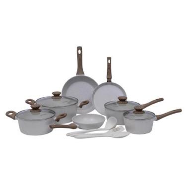 Imagem de Conjunto de Panelas 10 Peças Style Cook Mármol Mimo Style
