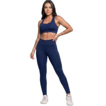 Imagem de Calça Legging Montaria Bella Fiore Roupa Para Academia Treino Musculação Moda Fitness F...