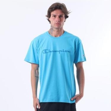 Imagem de CAMISETA CHAMPION ATHLETIC SCRIPT PUFF LOGO INK-Masculino