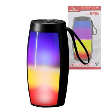 Imagem de Caixa De Som Bluetooth Portátil 5w Led Rgb Grasep D-y05