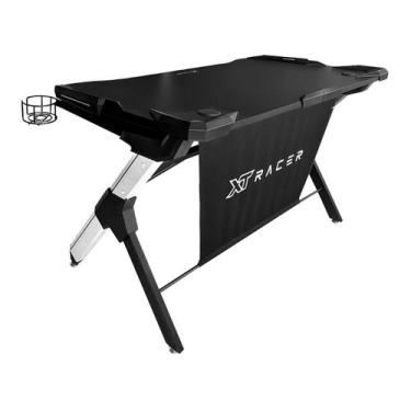Imagem de Mesa Gamer XT Racer XTM1002 Experience Series Preto e Prata, Preto e P