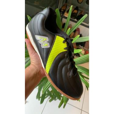 Imagem de Tênis Futsal Mathaus Preto/Citrico Ref: Sensor, 41