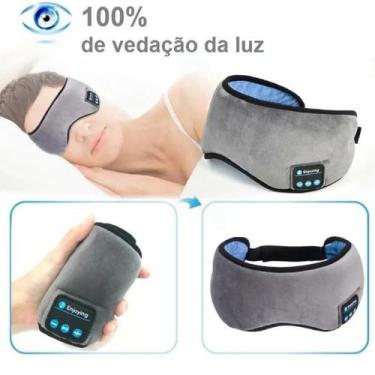 Imagem de Máscara Tapa Olhos Fone De Ouvido Bluetooth Meditação Dormir e Relaxar