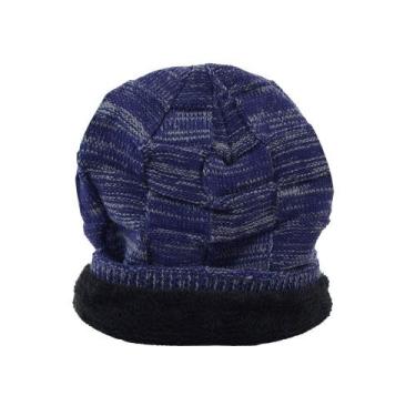 Imagem de Gorro Feminino Pashimina Azul - 0766