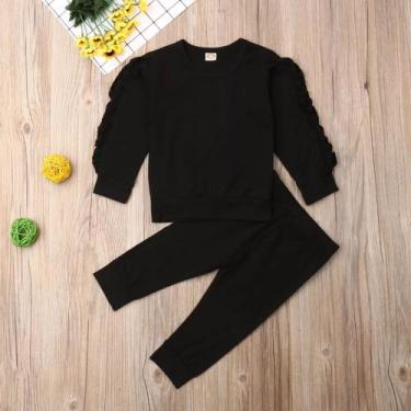 Imagem de Conjunto Bebe Babado Tamanho M - KADU MODAS