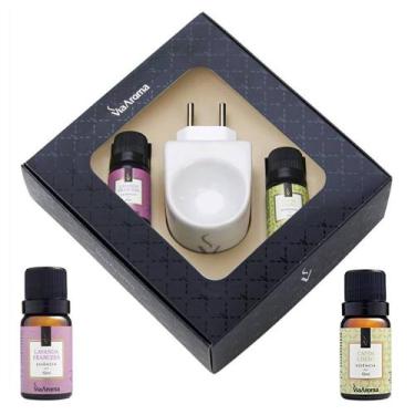 Imagem de Kit Presente Aromatizador Original Via Aroma - Capim Limã o e Lavanda 