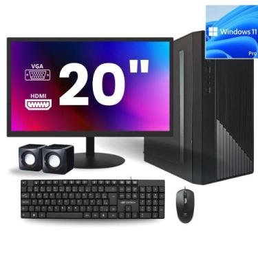 Imagem de Pc Computador Completo I5 8º Geracao 16 Gb Nvme 1tb Monitor 20 W11 - A
