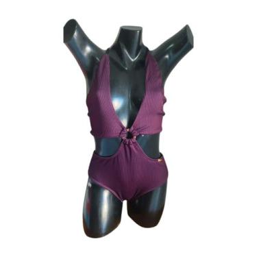Imagem de Maiô engana mamãe roxo - Ateliê Josy Alves, GG
