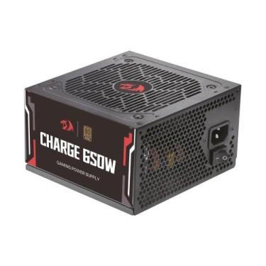 Imagem de Fonte Gamer Redragon Charge 650W ATX 2.54 80 Plus Bronze PFC Ativo Pre