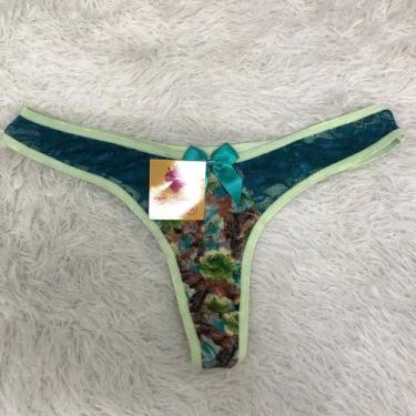 Imagem de Calcinha Tanga  estampa fio dental Cavadinha atrás - Laisa Bitencourt,